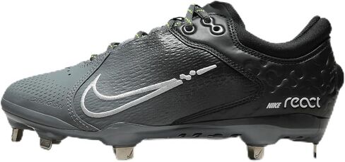 حذاء Nike Hyperdiamond 4 Elite Low Metal Softball SZ 7.5 أسود | أبيض in Saudi Arabia