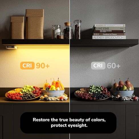 BAMEOS Black Floating Shelves with LED, 31" Sturdy Wood Wall Shelves with Invisible Brackets, Set of 2, Wall Mounted Display Shelves Decoration for Bedroom, Bathroom, Living Room, Kitchen in Saudi Arabia