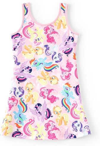 My Little Pony Girls Dress, Unicorn & Rainbow Print Sleeveless Casual Style Summer Sundress, Party & Playdate Outfit A-Line in Saudi Arabia