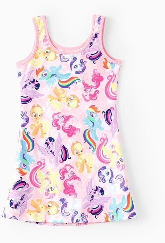 My Little Pony Girls Dress, Unicorn & Rainbow Print Sleeveless Casual Style Summer Sundress, Party & Playdate Outfit A-Line in Saudi Arabia