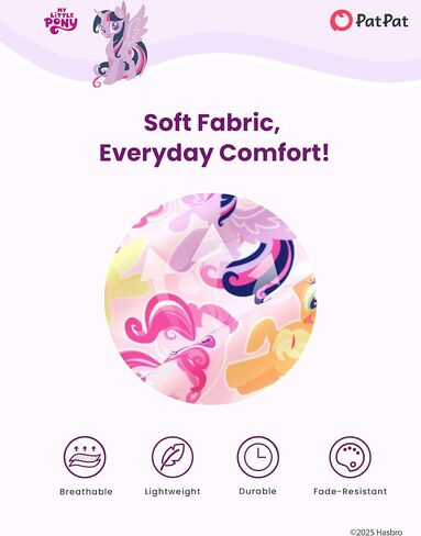 My Little Pony Girls Dress, Unicorn & Rainbow Print Sleeveless Casual Style Summer Sundress, Party & Playdate Outfit A-Line in Saudi Arabia