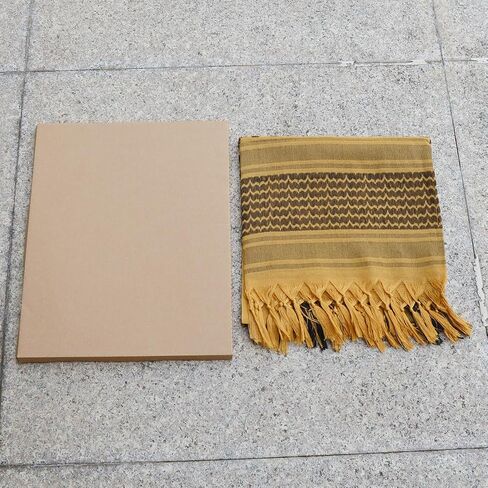 Scarf Military Shemagh Arab Tactical Desert Keffiyeh Windproof Wrap Muslim Hijab with Tassel 43x43 inch in Saudi Arabia