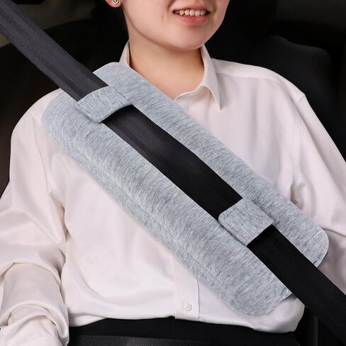 Seat Belt Pillow Post Surgery for Mastectomy and Heart Surgery, Mastectomy Recovery Supplies, Heart Operation Recovery Support Cushion for Chest Chemo Port, Recovering Gifts (Dark Gray) in Saudi Arabia