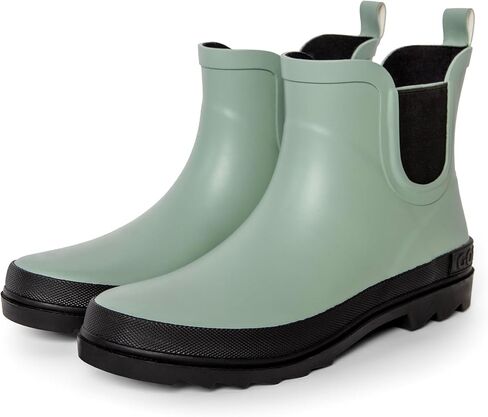 Shedrain Systlish Women's Chelsea Rain Boots-أحذية مطاطية قصيرة للماء ، قلة وغير قابلة للانزلاق للحديقة والمدينة والهواء الطلق in Kuwait