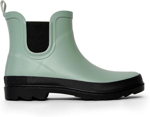 Shedrain Systlish Women's Chelsea Rain Boots-أحذية مطاطية قصيرة للماء ، قلة وغير قابلة للانزلاق للحديقة والمدينة والهواء الطلق in Kuwait