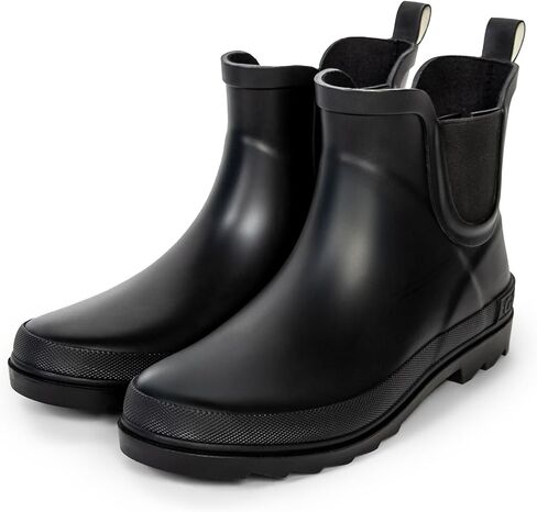 Shedrain Systlish Women's Chelsea Rain Boots-أحذية مطاطية قصيرة للماء ، قلة وغير قابلة للانزلاق للحديقة والمدينة والهواء الطلق in Kuwait