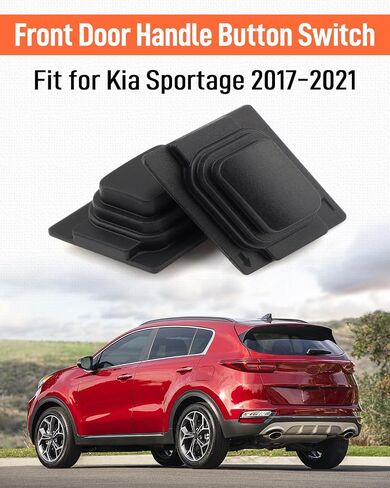Door Handle Button Switch Fit for Kia Sportage 2017-2021 Front Door Left & Right Button Switch Replace 82651D9710 82661D9710 82651-D9710 82661-D9710 Without Cord in Saudi Arabia