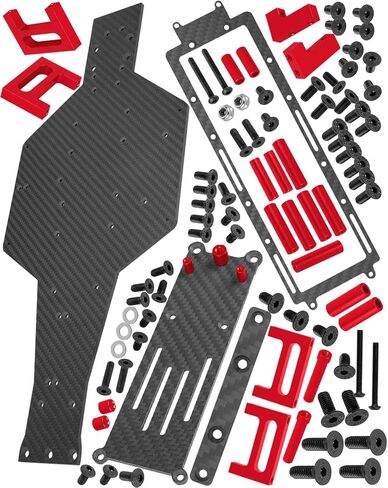 ترقيات الأجزاء لـ 1/10 Slash 2WD LCG ، RC Carbon Chassis Plate Skid Plate ، RC Carbon Carbon هيكل حماية قفزات صفيحة Skid Armor ، يحل محل #5830 ، الأخضر in Kuwait