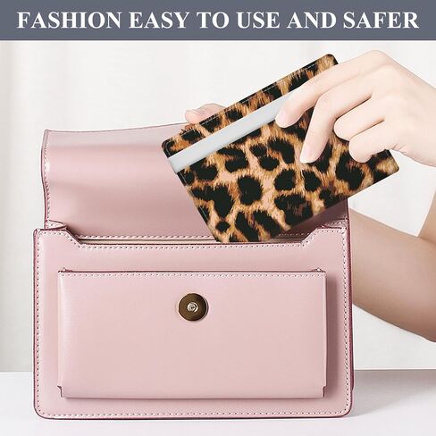 Passport Holder for Travel Essentials, RFID Premium Leather Passport Wallet Cover Case for Travel Must Haves Accessories, Passport Book Holders for Women Men Retro Brown Leopard in Kuwait