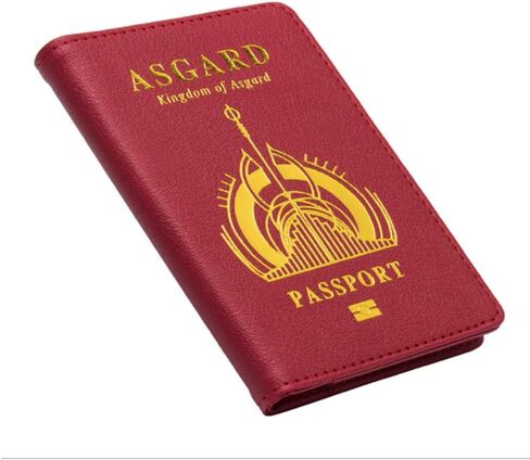 تغطية جواز السفر مملكة واكاندا حامل جواز السفر المطبوع جلود سود in Kuwait