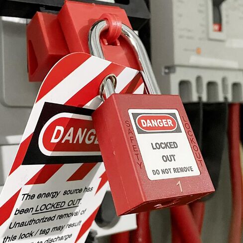 JOJOMARK Lockout Tagout Kit Tool Box Clamp-On Circuit Breaker Lockout, Group Lockout Hasps, Clamp-On Circuit Breaker Lockout, Group Lockout Hasps, Tool Box with Handles in Kuwait