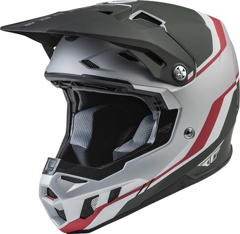 Fly Racing 73-4324M Formula Cc Centrum Helmet Matte Olive Green/Black Md in Saudi Arabia