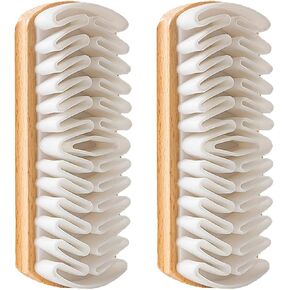 2pcs فرشاة من جلد الغزال للأحذية Nubuck Brush Suede Eraser Suede Shoe Brush Press