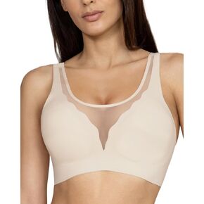 دعم حمالة الصدر لا underwire ادفع راحة لاسلكية بسلاسة BRALLET مثير تغطية كاملة