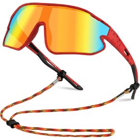 Yunbll & Ko Kids Sunglasses Youth Baseball Sun Glasses TR90 Frudweight Frame UV400 Sports Cycling Sungling for Girls Boys in Kuwait