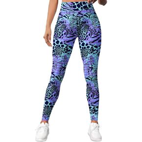 HIVICHI Funny Leggings for Women Printed Gym Womens Yoga Pants