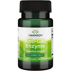 Swanson Anti-Gas Enzyme 123 Milligrams 90 Veg Capsules