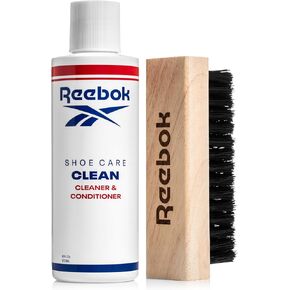 Reebok Restore Kit - Shoe Cleaner Kit, 6oz Cleaner and Conditioner with Premium Shoe Cleaning Brush - Shoes Cleaner Kit for Sneakers, Leather, Suede, Canvas & More