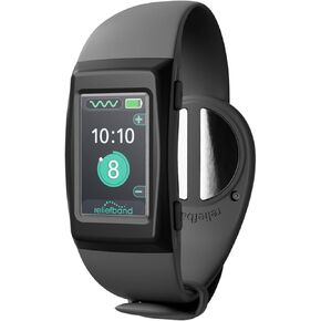 Reliefband Premier+ Anti-Nausea Wristband with Conductivity Gel - FDA-Cleared, Drug-Free, Fast-Acting Relief for Motion Sickness, Travel, Anxiety & Migraines - Smart Display, Rechargeable