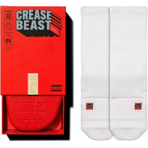 The Standard + White Pocket Socks Bundle – Memory Foam Crease Protector, Stops Creases in Most Shoes, Comfortable, Cushioned Heel