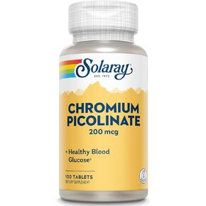 Solaray Chromium PicoLinate 200mcg | 100CT