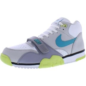 Nike Men Air Trainer 1 "Citron WHT/Teal Nebula -Nutral Gray (FQ8828 100) - 10