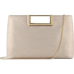 Clutch Purses for Women, Dressy Evening Crossbody Bag, Ladies Vegan Leather Wedding Party Shoulder Handbag