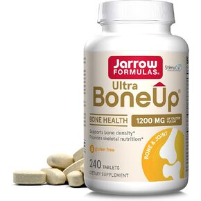 Jarrow Formulas® Ultra BoneUp®, Includes MK-7 and Silicon for Added Bone Support, 240 Bone Health Tablets