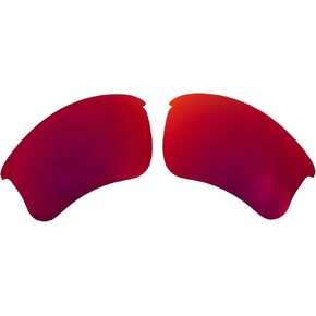 replacement lenses for Oakley Flak Jacket XLJ Sunglass (dark red)