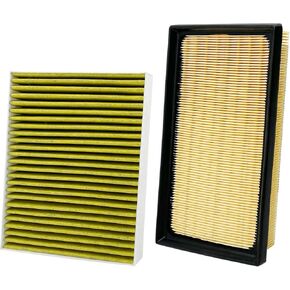 2PCS Cabin Engine Air Filter Kit Fits for 2018-24 Camry Hybrid,Avalon Hybrid,RAV4 Hybrid,Corolla,Highlander Hybrid,Sienna,Venza,COROLLA CROSS,ES300h,UX200,RX350h,NX450h+,CA12289,CF12157