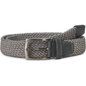Johnston & Murphy Men's Woven Stretch-Knit Belt