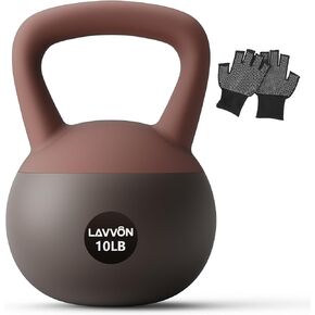 Soft Kettlebell - Cushioned Impact-Resistant Base and Anti-Slip, Kettle bell Anti-Slip Grip Weight for Home Workouts, Safe Strength Training Kettlebells Sets for Women & Men, With Non-slip Gloves