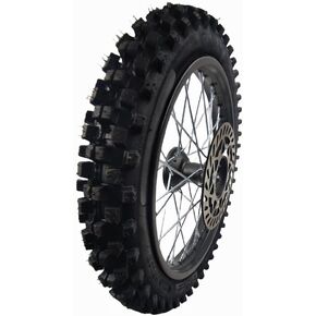 19 "Front Wheel Rim Tire Assembly for Dirt Bike 100-19 15mm axle Front Wheel Rim Tire Fits 50cc-125cc dirt bike TTR SSR CRF Apollo Includes brake disc.