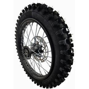 CLEO 60/100-14 Front Wheel Rim Tire Assembly for 50cc-125cc Dirt Bike taotao TTR SSR CRF Apollo 15mm axle includes 190mm brake disc