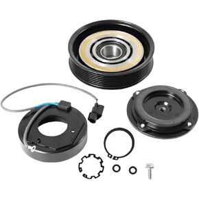 AC Compressor Clutch Kit, Fit for Accord 2.4L 2008 2009 2010 2011 2012, Clutch Assembly Repair Kit Replace for 38810R40A01, 1653, 11224C