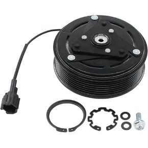 APPERIANPAR A/C ضاغط مجموعة القابض مع مجموعة لفائف محمل بكرة لوحة لـ Infiniti G35 2007-2008 EX35 2008-2009 FX35 G37 NISSAN 370Z 2009-2020
