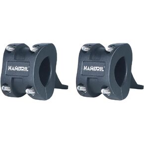 Hamdril H-shaped ATV Whip Mount. Aluminum Motorcycle Light Bar Mount. 360-degree rotation adjustment, bidirectional fixation suitable for 0.26-0.7/0.7-1.25 inch roll bar mount.(2PCS)