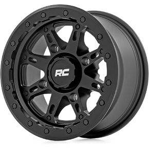 Country Country 94 Series Wheel | UTV | أسود غير لامع | 14x7 | 4x156 | +10 مم مطلي (14 × 7. بوصة /4 × 156 مم ، إزاحة 10 مم)