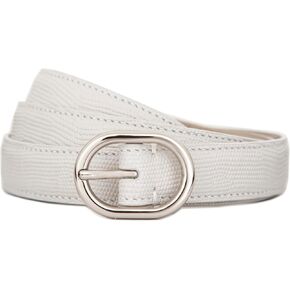Vince Women's .5 Inch Stitched Fe Glazed Lizard Belt