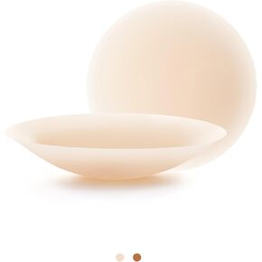 Ultra-Thin Nipple Covers for Women No Show Nipple Cover Reusable Sticky Adhesive Silicone Nipple Pasties