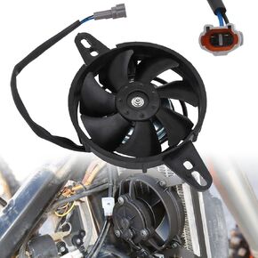 مروحة رادياتير الدراجات النارية 4 بوصات تبريد المروحة الحرارية 12 فولت محرك عالمي لـ 50-250CC Dirt Pit Pike ATV UTV GO KART QUART MOTOCROSS