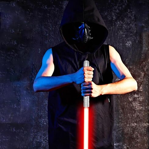 Lightsaber Fx Dueling Force 15 RGB Colors Type-C Metal Hilt Rechargeable 4 Modes Force Fx Dueling Light Saber Lightsaber Gifts for Boyfriend Girlfriend and Adults（Set of 1（Black）） in Saudi Arabia