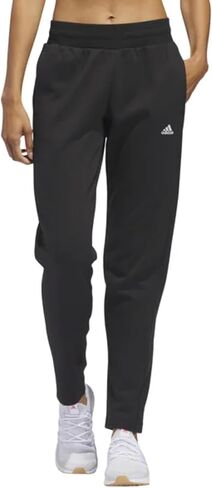 adidas Women’s Relaxed Fit Tapered Legs Fleece Pant - Purple (Shadow Fig), Medium in Saudi Arabia
