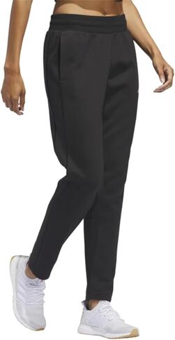 adidas Women’s Relaxed Fit Tapered Legs Fleece Pant - Purple (Shadow Fig), Medium in Saudi Arabia