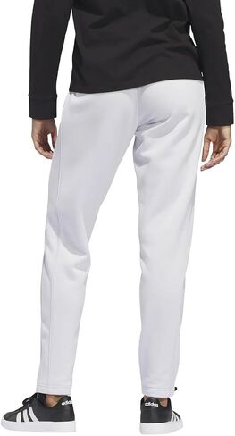 adidas Women’s Relaxed Fit Tapered Legs Fleece Pant - Purple (Shadow Fig), Medium in Saudi Arabia