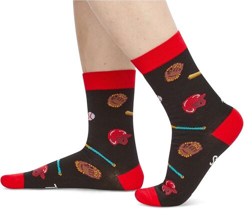 HAPPYPOP Gaming Gifts Teen Boys Men - Baseball Hockey Football Basketball Gifts, Gaming Socks for Adult Kids in Saudi Arabia