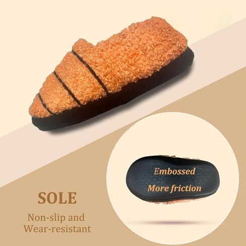 Kids Girls Boys Warm Slippers with Soft Memory Foam Slip-on Indoor Slippers in Saudi Arabia
