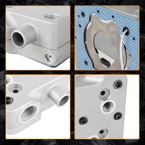 9111539202 Air Brake Compressor Cylinder Head with Gasket and Bolts Compatible with Cummins ISX 6CT ISCE QSC ISLE Replace 4936226 3969124 3936810 3944525 3966333 in Saudi Arabia