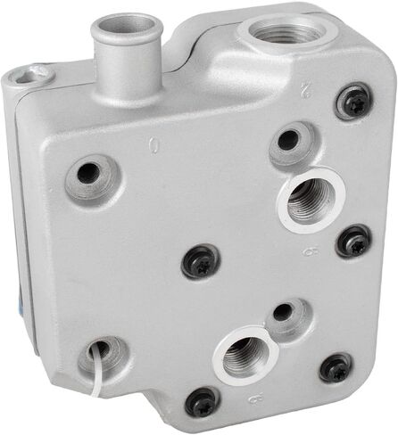 9111539202 Air Brake Compressor Cylinder Head with Gasket and Bolts Compatible with Cummins ISX 6CT ISCE QSC ISLE Replace 4936226 3969124 3936810 3944525 3966333 in Saudi Arabia