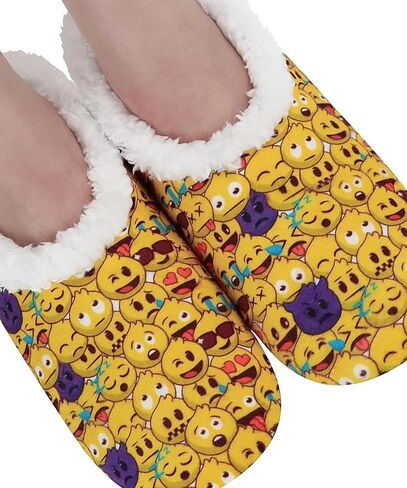Snoozies Kids Slippers with Sherpa Fleece بطانة وحيدة غير متكافئة ، وحيدات منزل للأطفال ، والبنات ، والأولاد بحجم 13-5 in Saudi Arabia